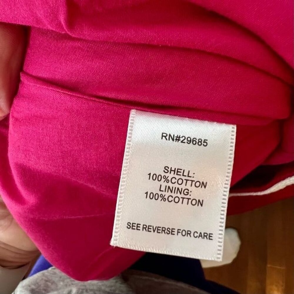 Pendleton Pink White Striped Button Front Long Sl… - image 6